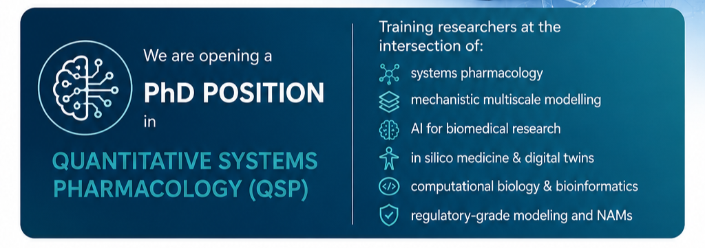 You are currently viewing New International PhD Opportunity in Quantitative Systems Pharmacology at the University of Catania
